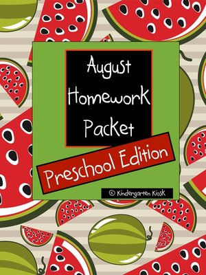 cover image of August Homework Packet